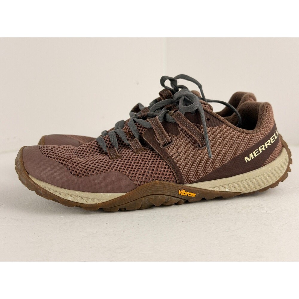Merrell Nova 3 Trail Running Shoes Womens 8 Brown Vibram J066824 Hiking Sneaker